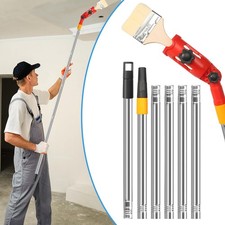 Multi-Angle Paint Brush Extender Paint Roller Extension Pole for High Ceiling UK