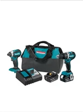 Makita XT269M 18V LXT 1/2" Hammer Driver-Drill & Impact Driver Combo Kit(4Ah)New