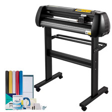 28 In., Vinyl Cutter Plotter, Upgraded Paper Feed, Adjustable Force and Speed, V