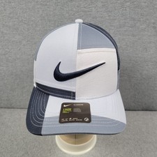 Nike Golf AerobBill Classic99 Hat Cap Strap Back Blue Big Swoosh Patch Work New