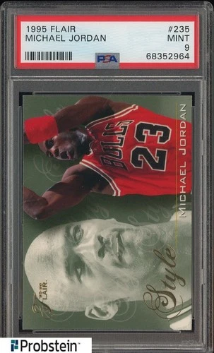 ​Michael Jordan 1995 Flair Style Card #235 PSA 9 MINT Chicago Bulls