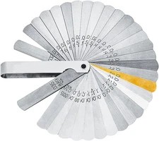 LANG TOOLS 32 Blade Feeler Gauge with Brass Blades 36A