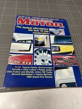 VINTAGE CAR MAGAZINE MODERN MOTOR  MUSCLE FORD HOLDEN 1984 MANCAVE RETRO 1980s