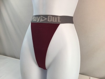 Play Out Womens Thong Panties Wine Brgendy Shorts Underwear Modal Choose Size