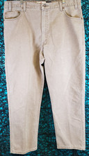 VTG LEVI'S 540 JEANS MENS 40X32 BROWN RELAXED SIGNATURE ZIP U.S.A. Y2K 1995