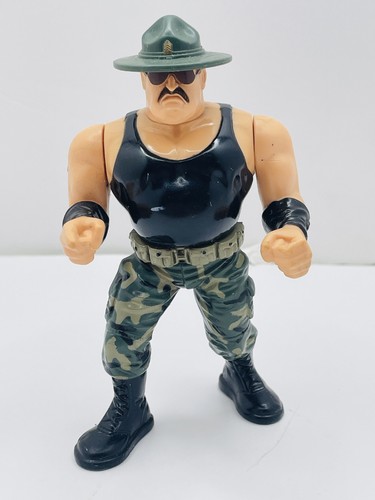 1991 WWE Sgt Slaughter Series 3 Hasbro Figure - Lo...