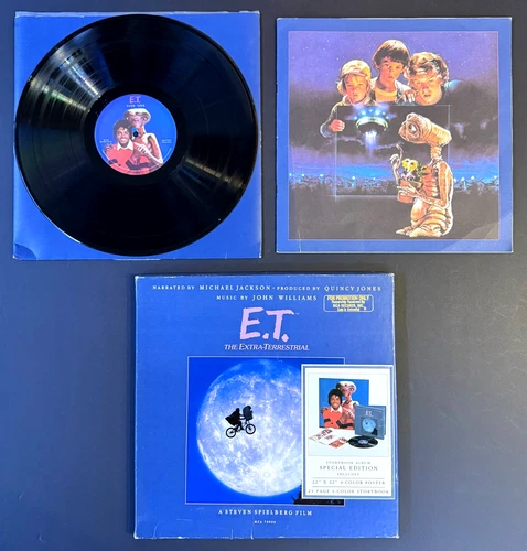 MICHAEL JACKSON/JOHN WILLIAMS E.T. Extra-Terrestrial RARE 1982 LP BOX SET Promo