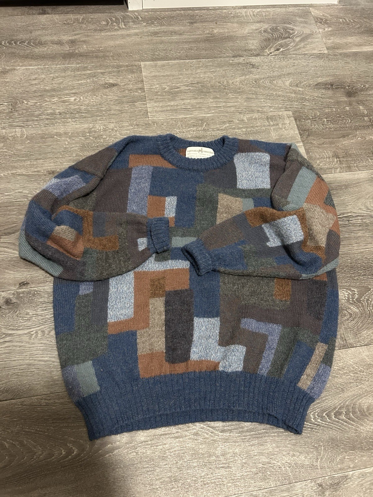 Peruvian Connection Alpaca Geometric Pullover Swe… - image 5