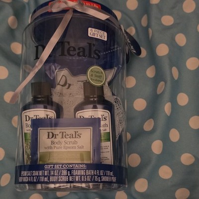 Dr. Teal's Relax & Relief Eucalyptus Gift Set with Epsom Salt & Body Scrub