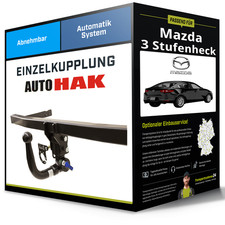 Abnehmbare Anhängerkupplung für MAZDA 3 Stufenheck 11.2018-jetzt Typ BP Auto Hak