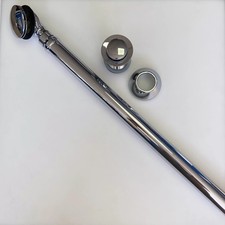 Exposed Unslotted Bath Waste inc Overflow Chrome for Freestanding Bath Bathstore