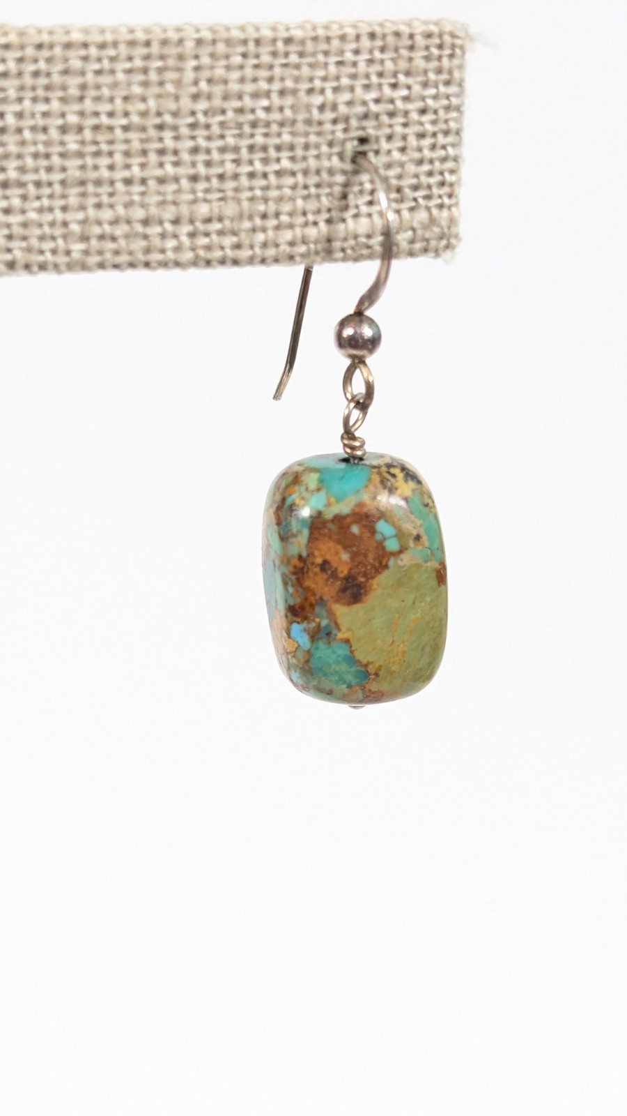 Southwestern Rectangular Composite Gemstone Green… - image 5