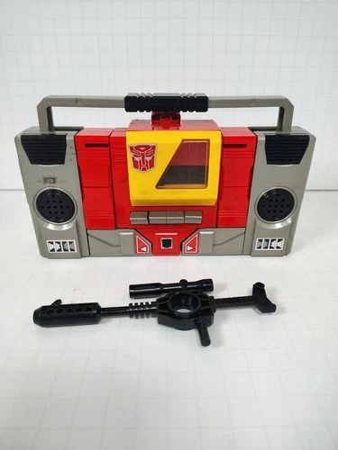 Transformers G1 Vintage Boombox Cassette Player Blaster 100% Complete Works!!
