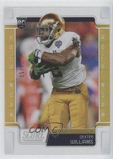 2019 Score Rookies Gold Zone /50 Dexter Williams #342 8d2