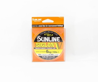 Sunline Monofilament Line Siglon V 150m 12lb Diameter 0.260mm (0475)