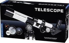 Thames Kosmos Telescope Essential STEM Tools 100x Power Tripod for Ages 8