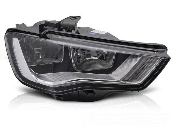 Scheinwerfer Halogen Rechts FüR Audi A3 8V Bj. 2012-2016 Stellmotor DRL H7 H15-image