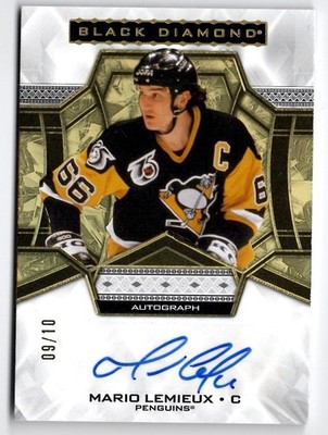 24/25 BLACK DIAMOND AUTOGRAPH #BDB-ML MARIO LEMIEUX (09/10)