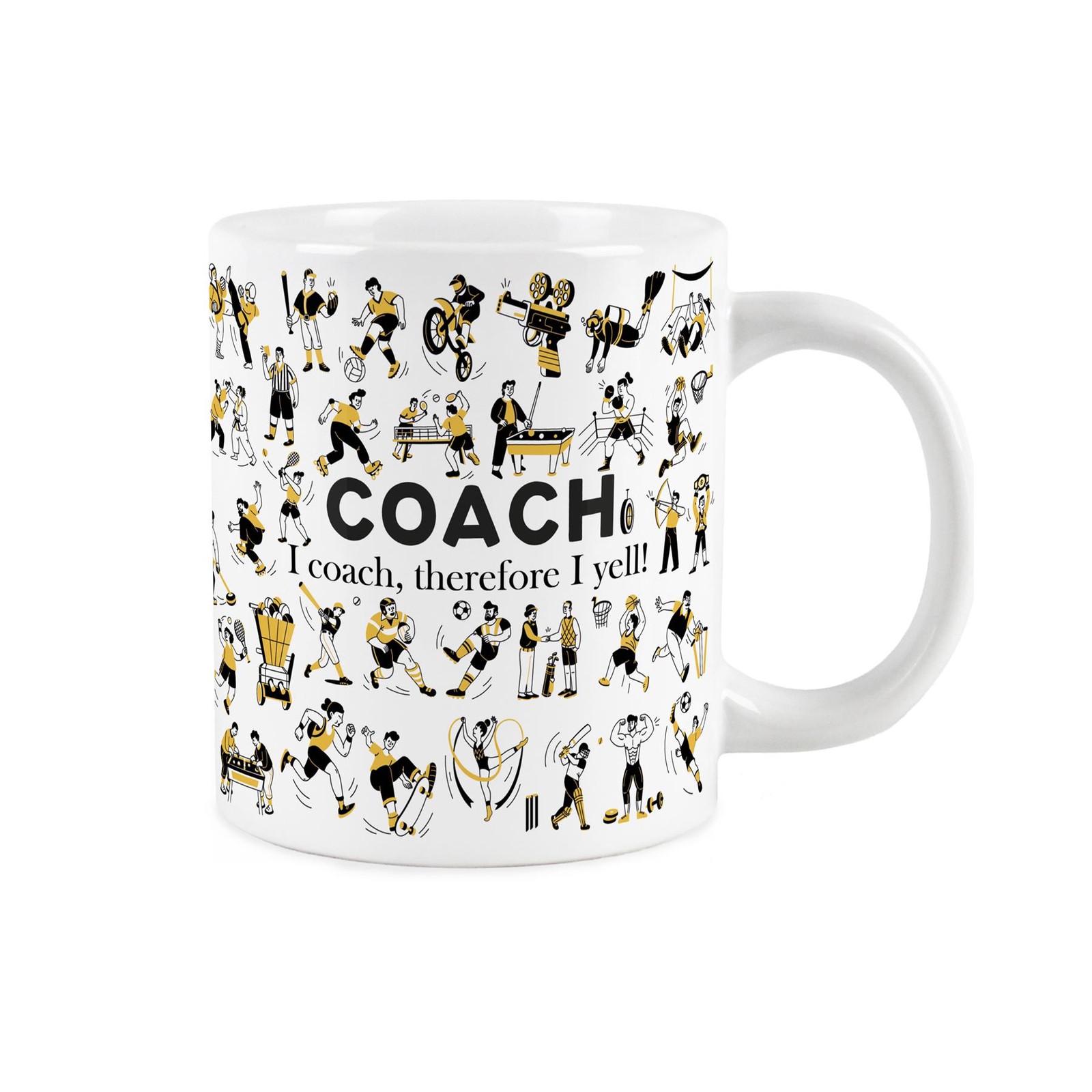 Sports Coach Jumbo Mug - Novelty Extra Large Mug Gifts for Teachers & Coaches