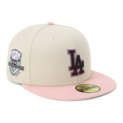 New Era 59FIFTY MLB ONSPOTZ Special Edition LA Stone/Pink Cap Größe 8 59Fifty