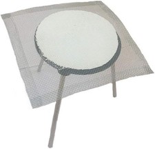 Lab Bunsen Burner Tripod Stand with Mesh Screen 6 Inch and 6 6