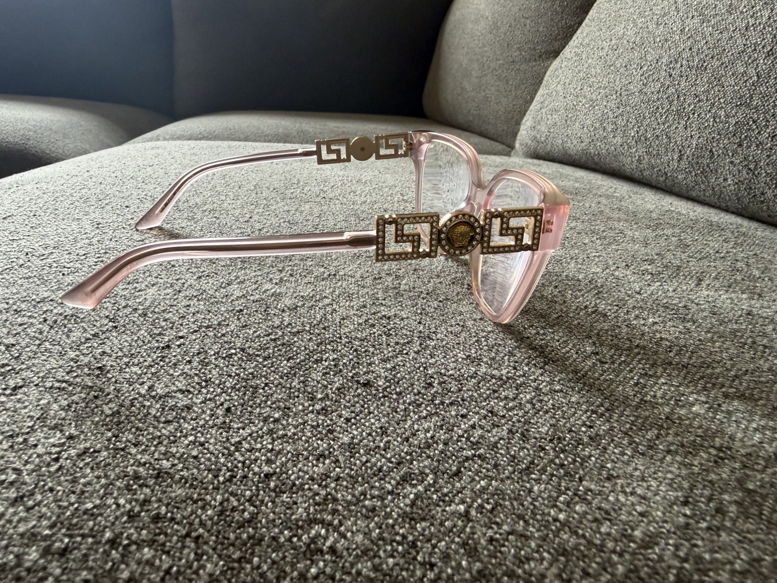 Versace VE3358B 5472 Transparent Pink 54 mm Demo Lens Woman's Eyeglasses  thumbnail 8