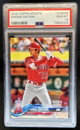 2018 Topps Update Shohei Ohtani RC Rookie #US285 Angels PSA 10 GEM MINT