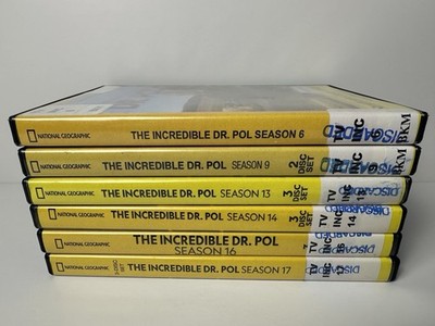 The Incredible Dr. Pol - ExLibrary - DVD - Season 6,9,13,14,16,17 - Rare - OOP