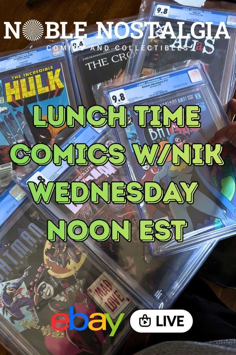 🔥 Lunch Time Comics w/ Nik 💥 - eBay Live