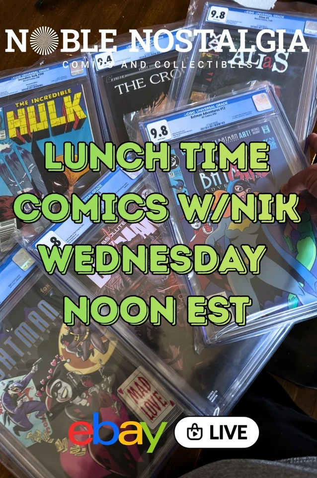 🔥 Lunch Time Comics w/ Nik 💥
