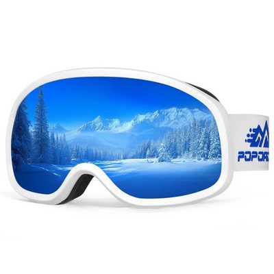 Polarized Spherical Ski Goggles,100% UV Protection,Anti Fog ,Snowboard Goggle...
