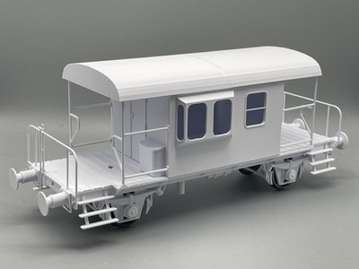 SBB/BLS  Sputnik  *Doppelbühne*.  Spur 1. 3D Druck. Teilmontiert ohne Achsen !