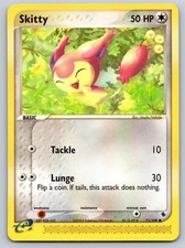 Skitty 71/109 Common Ruby & Sapphire Pokemon LP