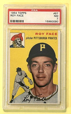1954 Topps #87 Roy Face PSA 7 Near Mint