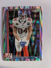 2025 Topps Chrome Theo Johnson #233 Raywave Refractor Giants
