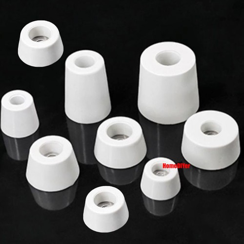 White Rubber Feet Pads With Washer Rubber Bumper Anti-Vibration Foot Pad Damping - Picture 12 of 19