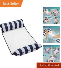 Durable Aqua 4-in-1 Pool Hammock - Lightweight, Portable, with 250 lbs Capacity