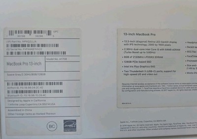 Buy Apple MacBook Pro A1708 13