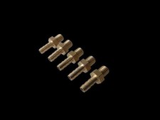 Brass M6x10x4mm Nipple 5-Pack Water Cooling Fuel Nozzle Air Hose Japan 88b