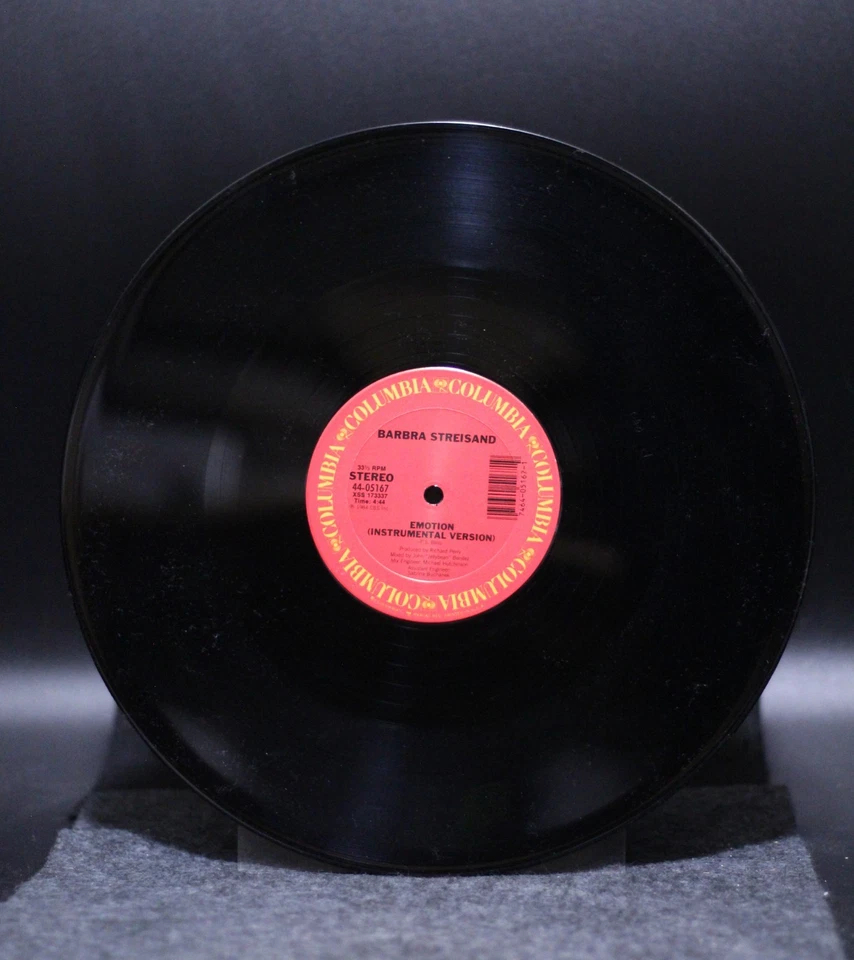 Barbara Streisand Emotion 12" Dance Remix Promo Columbia 44-05167 1985 NM- - Image 4 of 4