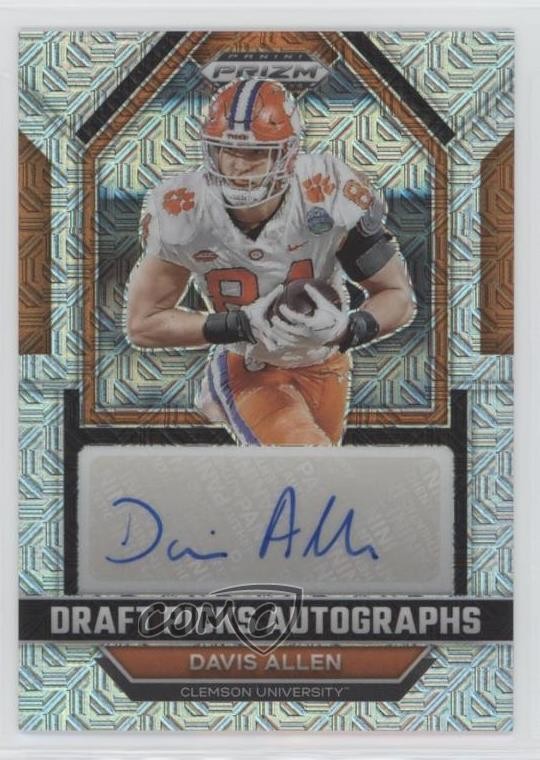 Davis Allen Panini Prizm Draft Picks Draft Picks Autographs #DPADAA Mojo