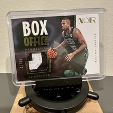 2017-18 Noir Al Horford Box Office Memorabilia Gold Patch 25/25 SSP Last One 1/1