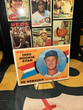 1960 Topps Baseball - Ed Hobaugh ( Chicago White Sox ) Rookie Star #131 - VG