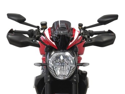 Ducati Monster 1200 S 14-2021 Airflow Dark Tint DOUBLE BUBBLE SCREEN von Powerb
