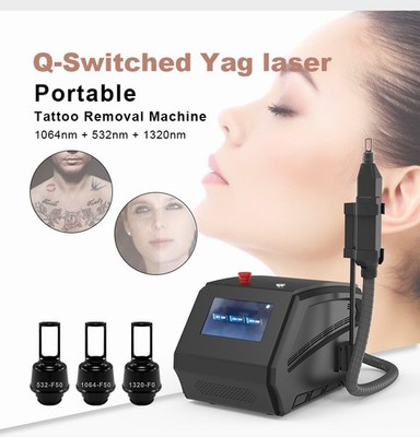 Nd YAG Q Switch Picosecond Pico Laser Tattoo Removal Machine 1064/532/1320nm US