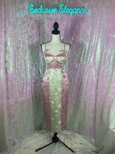 Loveshackfancy Massey Floral Jacquured Midi Dress Sz 0 AUTHENTIC NWT 