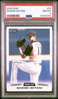 SHOHEI OHTANI 2018 LEAF ROOKIE CARD RC #03 PSA 8 NM-MT DODGERS MVP! SN#79726792