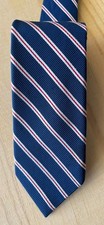 Mint Vineyard Vines Martha's Vineyard Collection Blue Striped Tie 59.5" x 3"