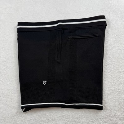 Kith For TaylorMade Chip Shorts L Faded Black Mesh Knit Embroidered