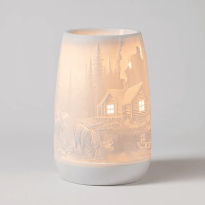 Mountain Retreat Scentsy Warmer and one randomly selected Scentsy wax bar.  NIB